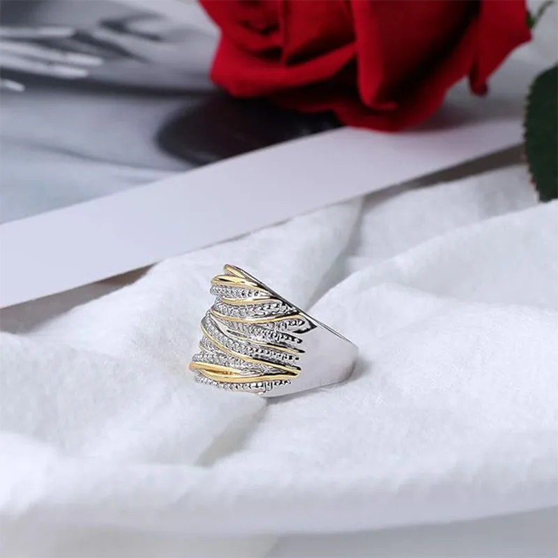 โลหะผสมผู้หญิงแฟชั่นแหวน