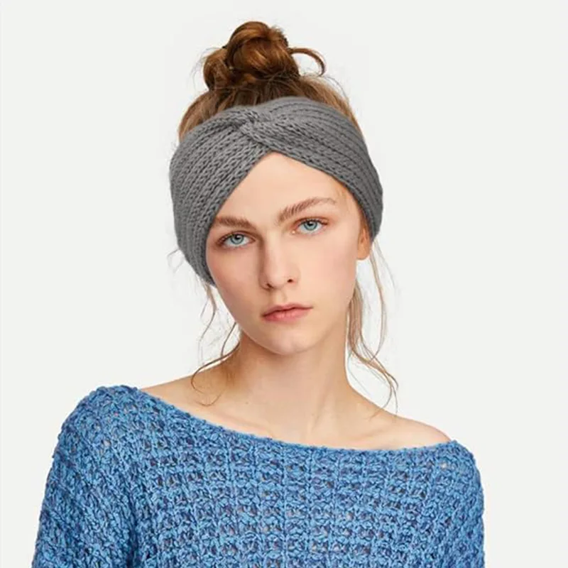 ที่คาดผมโพลีเอสเตอร์ถักสวมใส่สบาย