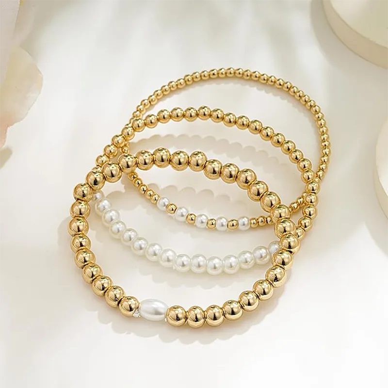 สร้อยข้อมือลูกปัดมุกผู้หญิง